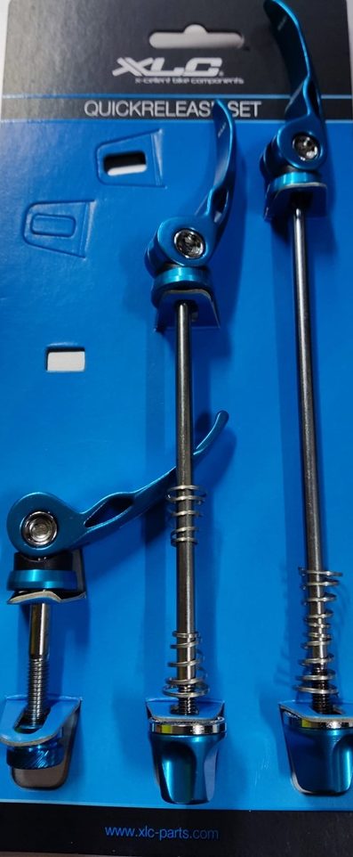 cierres azules aluminio anodizados