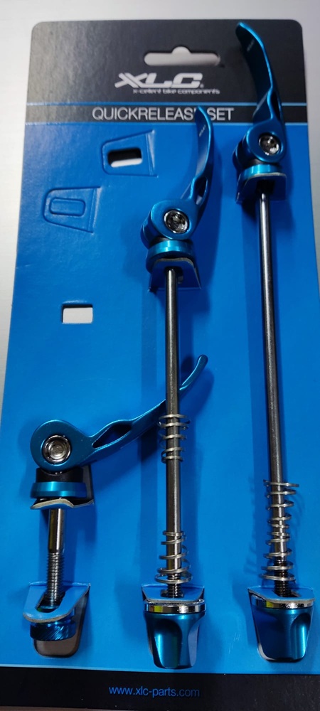 cierres azules aluminio anodizados